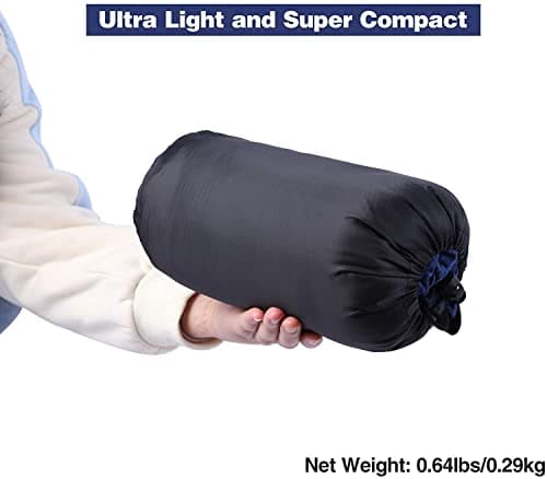 REDCAMP Small Camping Pillow for Sleeping Bag,Soft Travel Pillow,Blue — view 6