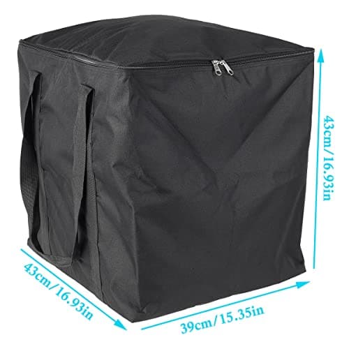 JUTTAUTO Portable Camping Toilet Storage Bag, Nylon Toilet Protector Cover Toilet Carry Bag for Porta Potti 145 165 335 345 365 565 Universal for Camping Caravan Motorhome RV Travel — view 2