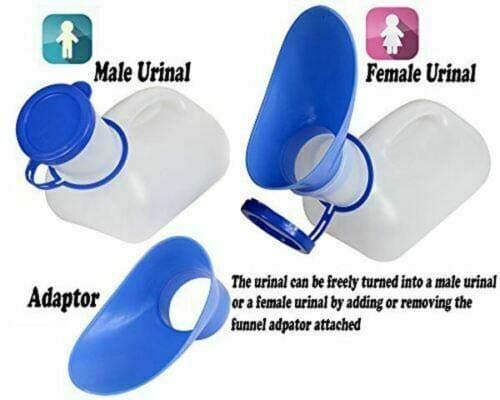MantraRaj Unisex Potty Urinals for Car, Toliet Urinal Pot for Men and Women, Portable Pee Bottle, With a Lid and Funnel,Leakproof Urinals for Car, Travel Camping Outdoor — view 2