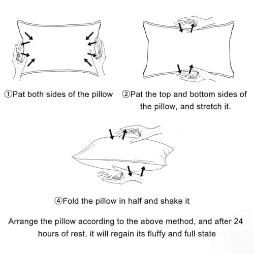 Merzio 2 PCS Small Pillow, Memory Foam Mini Pillow for Travel Nap — view 4