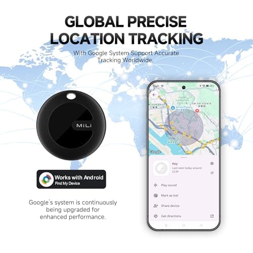 MiLi MiTag Go Tracker Tag with Keyring for Android Only (1 Pack) — view 5