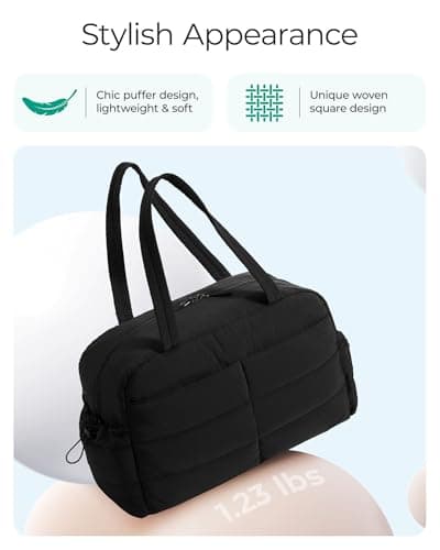 bagsmart 31L Travel Gym Duffle & Wet Pocket, Weekend Overnight Carry on Bag — view 6