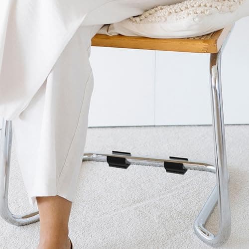 10 Pack U Shaped Felt Chair Leg Floor Protectors for Furniture Feet — view 6