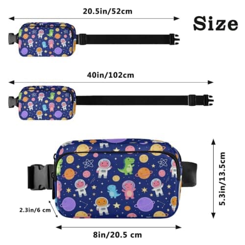 Multi Pocket Travel Hip pouching For Daily Commute — view 3