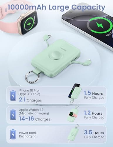RORRY CharmGo Portable Charger, 10000mAh 20W Fast Charging Power Bank — view 5