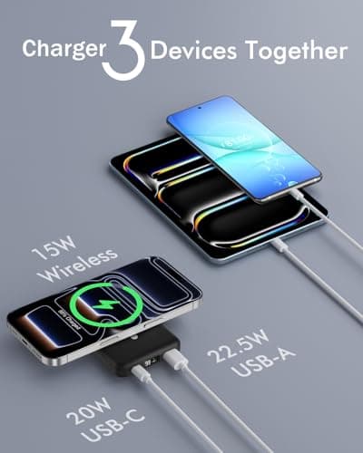 Podoru for Magsafe Power Bank 10000mAh Magnetic Portable Charger with Stand — view 5