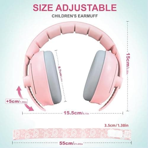 JITIFAZH 2‑in‑1 Baby Ear Defenders for 0‑48 Months with Hearing‑Protection — view 2