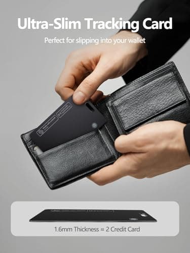 Lmrbelec Wallet Tracker Card for Apple & Android - 2 Pack — view 5