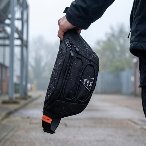 Bum Bag Fanny Pack for Men Women, Large Waterproof Waist Pack Crossbody Chest Bag Adjustable Strap for Travel Hiking Running Dog Walking Festival — view 5