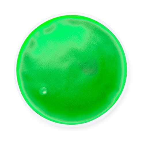 eBuyGB® Pack of 10 Instant Heating Gel Hand Warmers - Reusable Heat Pack (Green Round)