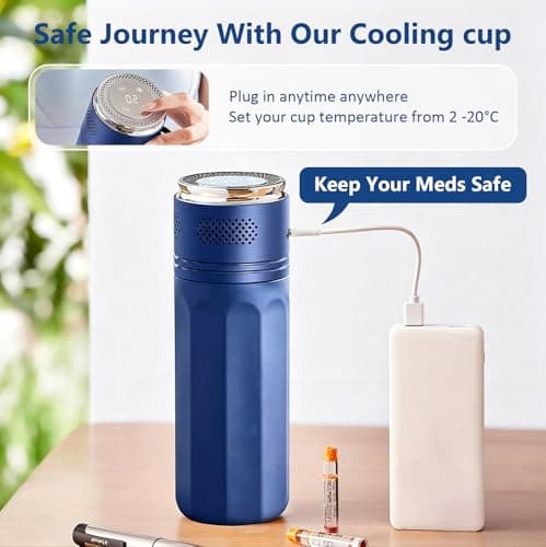 Insulin Cooler Travel Case, 2-8°C Constant Temperature Control — view 2