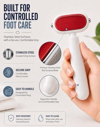 Double-Sided Foot Scraper for Callus Removal — view 5