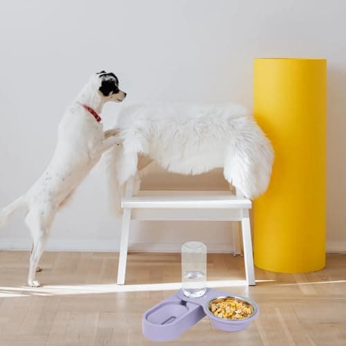 Rotatable Automatic PET Feeding Bowl and Purple with Split Design — view 4