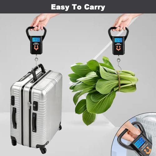 Digital Suitcase Weighing Scales, Luggage Scale 50kg Capacity — view 4