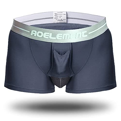 Separation Underwear Men’s Physiological Bullet Underpants Men's underwear Rubber Underwear for Men (Grey, XXXL) — view 5