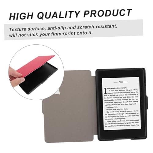YOSADIER 8th Generation Auto Wake Protective Case for E-reader, Hard Shell Ebook Reader Cover with Sleep Wake Function, Burgundy Protective Sleeve for Travel and Daily Use — view 3