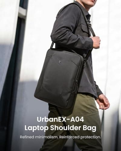 tomtoc 360 Protective Laptop Shoulder Bag for 16'' MacBook Pro M5 Pro/Max (2026), M4,M3,M2,M1, NEW RAZER BLADE 15/16, Dell Inspiron 16 Laptop, Dell XPS 16/15, Premium Cordura Ballistic Nylon Fabric — view 4