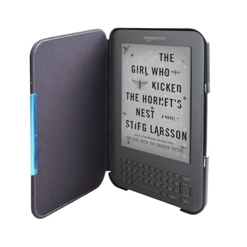 AKLiSa Case for Kindle 3, D00901, K3, Premium PU Protective Case, Waterproof, Magnetic Closure, Durable, Full-Body Protection, Easy Access to All Ports and Controls — view 3
