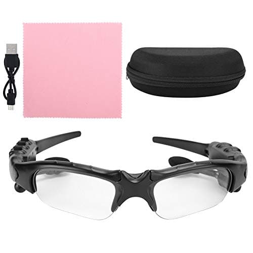 Pissente Bluetooth 5.0 Solar Powered Sunglasses Headset, 93g (Transparent) — view 6