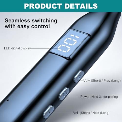 kcrnw Wireless Neckband Bluetooth Earphones 5.2 with LED Display Type-C — view 3