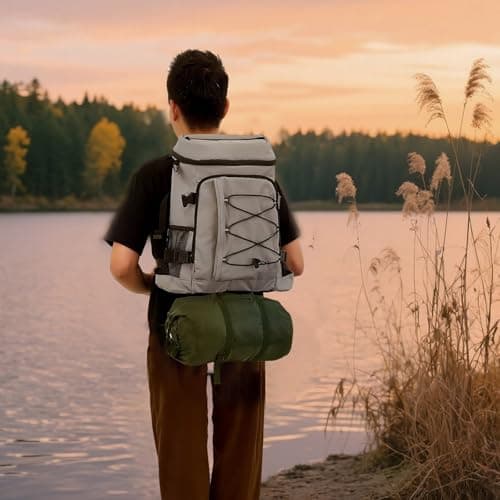 GLFLOW Lightweight Travel Packing Bag with Compression Capability for Sleeping Bags and Gear During Camping Hiking Expeditions (L) — view 2