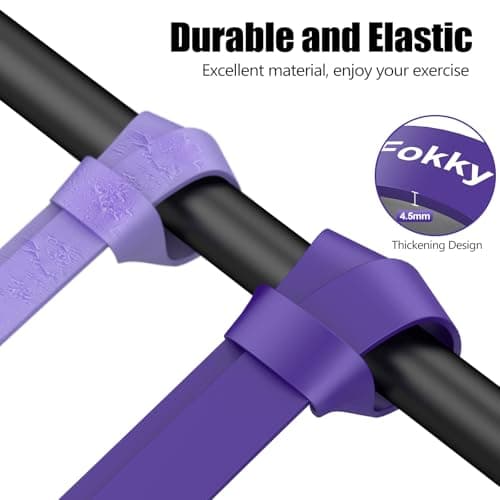 Fokky Resistance Bands Set,5 Levels Exercise band with Door Anchor, Handles — view 3