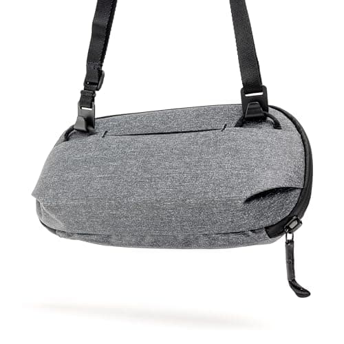 Peak Design Small Tech Pouch, Charcoal, Electronics Organizer for Travel or Everyday Carry, Origami-Style Storage, Cable Pass-Through, Weatherproof Recycled Nylon, Gear Carry Bag for Men and Women — view 4