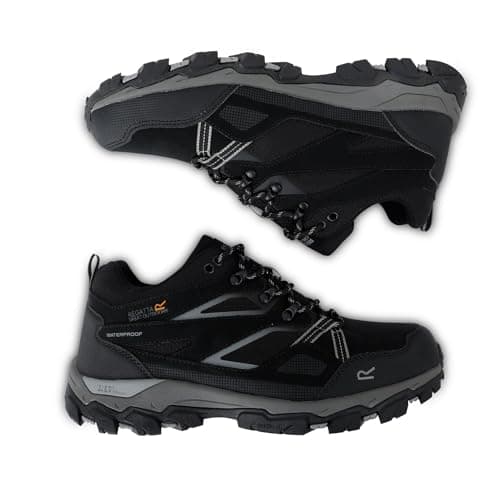 Regatta Men's Holcombe Low III Walking Shoes Water Resistant Padded Durable Hiking Footwear — view 4