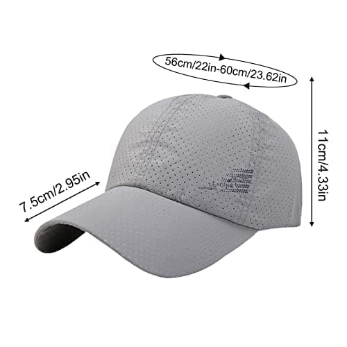 Limitoll Trucker Mesh Baseball Hats - Men's Quick Dry Mesh Hats — view 4