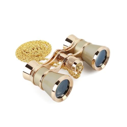 Vexandrie Pocket Binocular for Sightseeing Hiking, Gold — view 4