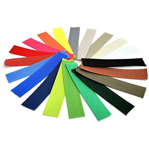 1 metre of 10 mm / 0.39 in Navy Blue [330] Heavy Duty Polypropylene Webbing Strap Tape for Rucksack, Backpacks, Luggage/Cargo Strapping, Belts — view 3