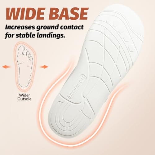 HOBIBEAR Barefoot Shoes Women Wide Toe Box Mary Jane Flat Slip on Ballet Shoes Comfortable Walking Shoes with Zero Drop Sole Silver — view 6