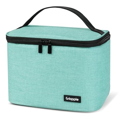 Gloppie Insulated Lunch Bag for Women Men, Leakproof Thermal Lunch Box for Work Office, Large Cooler Bag for Picnic School Travel, Mint Green