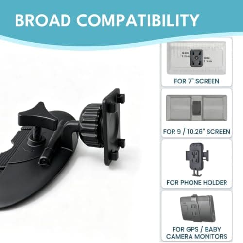 Wexrinqa CD Phone Mount with 360° Rotation – Hands-Free Car GPS Holder — view 4