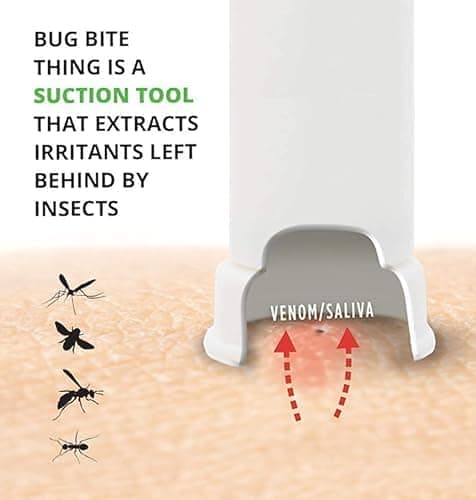 Bug Bite Thing Suction Tool for Use After Mosquito and Insect Bites, Teal — view 2