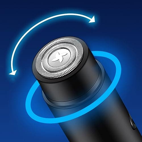 Rechargeable Electric Shaver for Men Women Unisex Travel Machine Shaving Trimmer Beard Face Body RazorsKnife Wet-Dry Use Electric Shaver Fast Speed Low for Men Automatic Trimmer — view 3