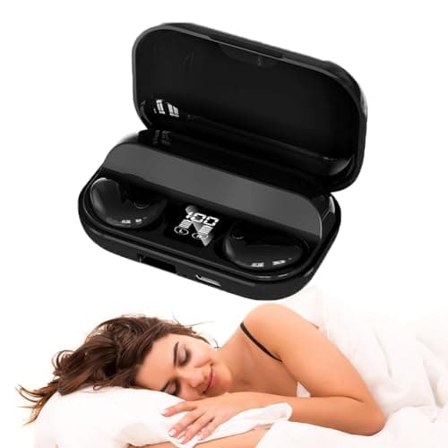 Invisible Sleep Headphones Mini Small Wireless Earbuds for Sleeping Black