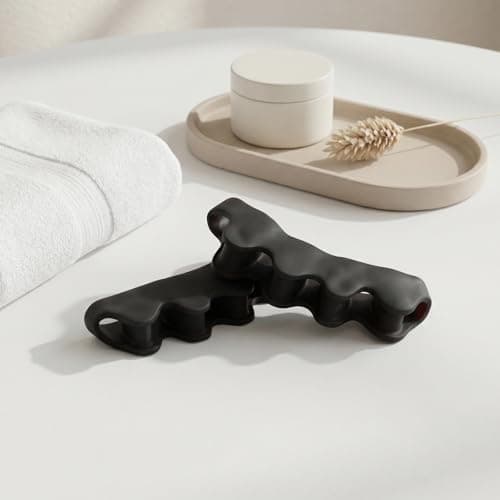 2 Pairs/4 Pcs Toe Separators for Overlapping Toes (Black) — view 6