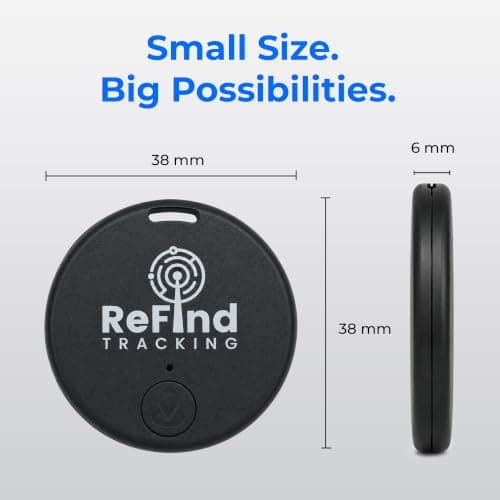 ReFind R2 Smart Tracker for Android and iPhone (Black) — view 2