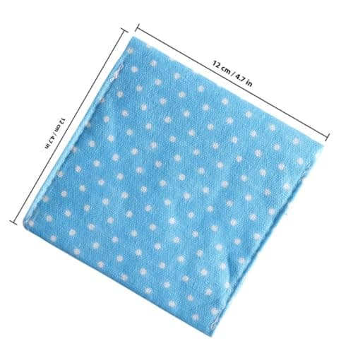 ABOOFAN Blue Cotton Sanitary Pad Holder Polka Dot Pouch for Women Travel — view 2