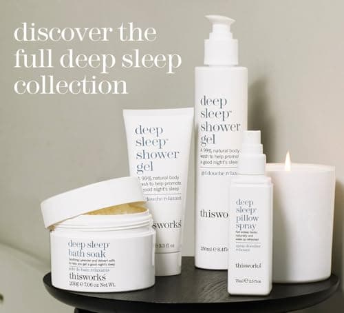 This Works Deep Sleep Pillow Talk Kit - Gift Set with Deep Sleep Pillow Spray 75 ml and Stress Check Roll On 5 ml - Self Care and Sleep Gifts for Women — view 6