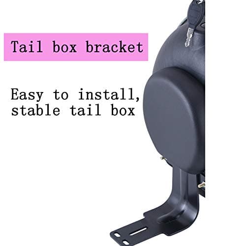 ZXCASDF Motorcycle Trunk Top Lock Storage Carrier Case Motorcycle Accessory Portable Trunk Lid Organizer Storage Bag Motorcycle Tour Tail Box,rose gold — view 6
