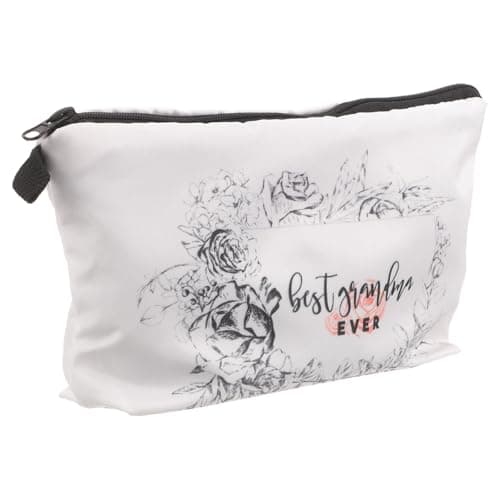 Small Polyester Zipper Toiletry Bag for Women and Grandma Travel