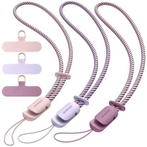 SURPHY 3 Pack Phone Wrist Strap with Phone Tether Tab Adjustable Lanyard