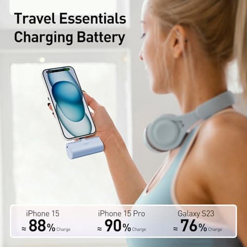 iWALK Portable Charger for iPhone 17/16/15 USB-C Small Power Bank 20W 4,500mAh Fast Charging Battery Pack Compatible with iPhone 15/16/17 Plus/17 Pro/17 Pro Max, Samsung Galaxy S25/S24/S23 Android — view 5