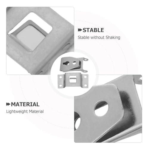 Detachable Hard Hat Headlamp Clips for Mining Work Stainless Steel — view 3
