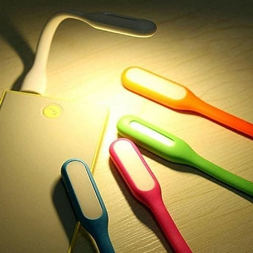 5 Pack Flexible USB LED Light Lamp Portable Night Light Reading Lamp for Power Bank PC Laptop Notebook Computer and Other USB Devices with Adjust Angle — view 5