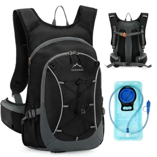 RAINSMORE Hydration Backpack With 2L Hydration Bladder Running Backpack