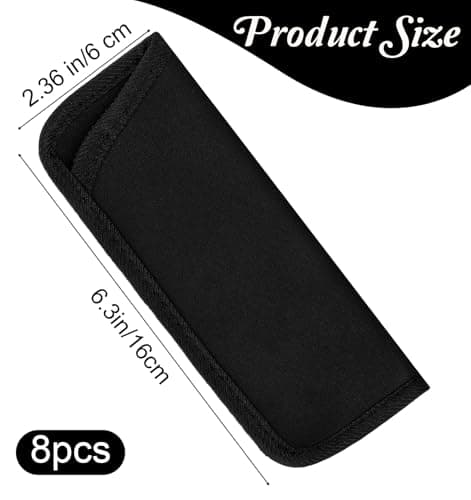 FRCTLNKG 8 Pack Glasses Pouches, Eyeglass Case Soft Fabric Spectacle Pouch — view 6