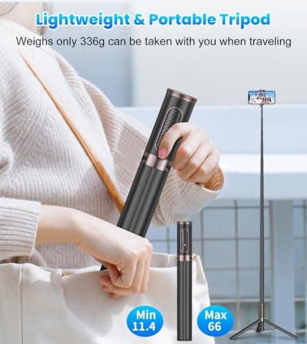 TONEOF 66" Selfie Stick Tripod Legs — view 5